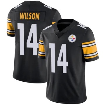 Men's Roman Wilson Pittsburgh Steelers Limited Black Team Color Vapor Untouchable Jersey