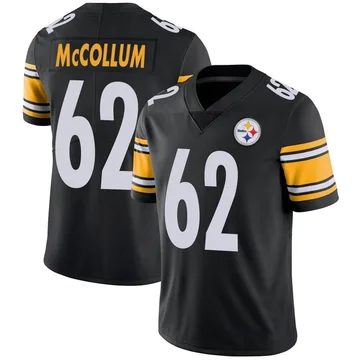 Men's Ryan McCollum Pittsburgh Steelers Limited Black Team Color Vapor Untouchable Jersey