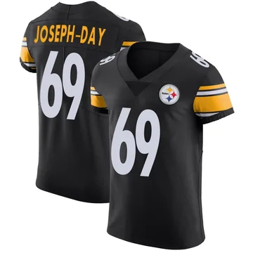 Men's Sebastian Joseph-Day Pittsburgh Steelers Elite Black Team Color Vapor Untouchable Jersey