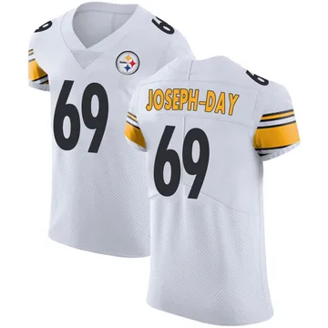 Men's Sebastian Joseph-Day Pittsburgh Steelers Elite White Vapor Untouchable Jersey
