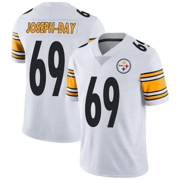 Men's Sebastian Joseph-Day Pittsburgh Steelers Limited White Vapor Untouchable Jersey