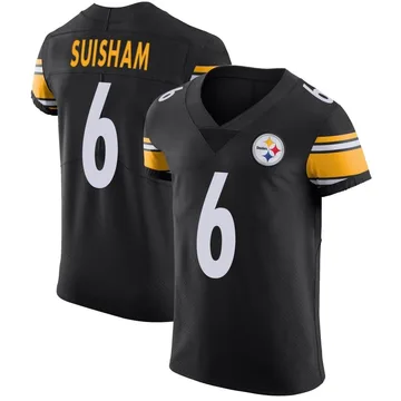 Men's Shaun Suisham Pittsburgh Steelers Elite Black Team Color Vapor Untouchable Jersey