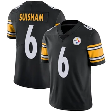 Men's Shaun Suisham Pittsburgh Steelers Limited Black Team Color Vapor Untouchable Jersey