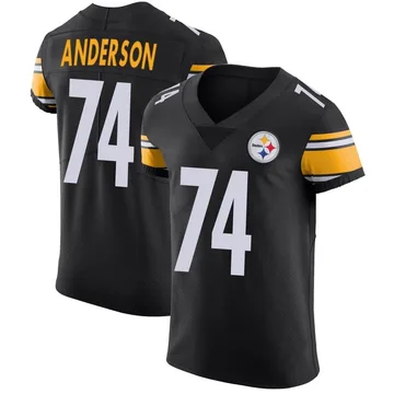 Men's Spencer Anderson Pittsburgh Steelers Elite Black Team Color Vapor Untouchable Jersey