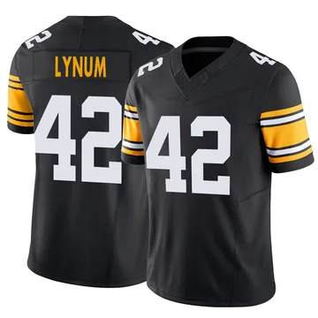 Men's Tamon Lynum Pittsburgh Steelers Limited Black Alternate Vapor F.U.S.E. Jersey