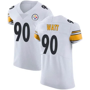 Men's T.J. Watt Pittsburgh Steelers Elite White Vapor Untouchable Jersey