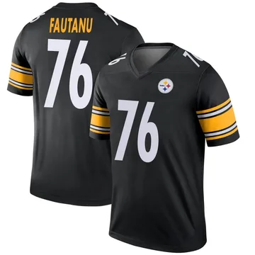 Men's Troy Fautanu Pittsburgh Steelers Legend Black Jersey