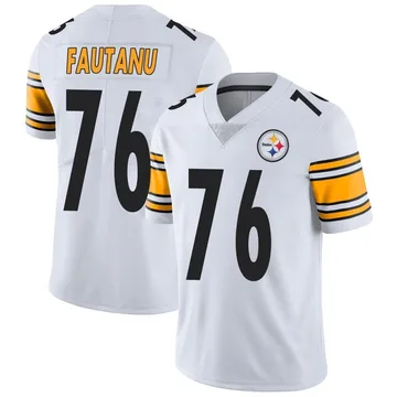 Men's Troy Fautanu Pittsburgh Steelers Limited White Vapor Untouchable Jersey