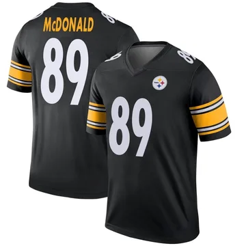 Men's Vance McDonald Pittsburgh Steelers Legend Black Jersey