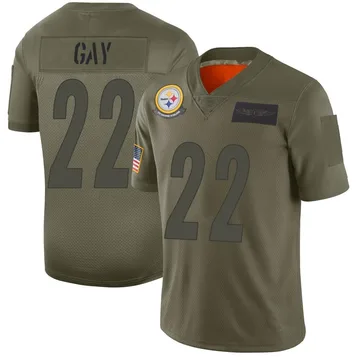 Men's William Gay Pittsburgh Steelers Limited Camo 2019 Salute to Service Jersey