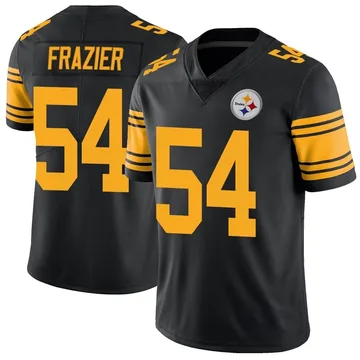 Men's Zach Frazier Pittsburgh Steelers Limited Black Color Rush Jersey