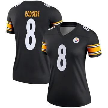 Women's Aaron Rodgers Pittsburgh Steelers Legend Black Jersey
