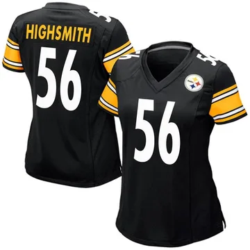 Women's Alex Highsmith Pittsburgh Steelers Game Black Team Color Jersey