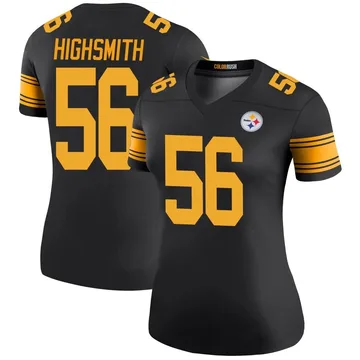 Women's Alex Highsmith Pittsburgh Steelers Legend Black Color Rush Jersey