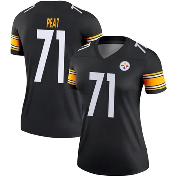 Women's Andrus Peat Pittsburgh Steelers Legend Black Jersey