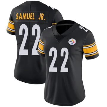 Women's Asante Samuel Jr. Pittsburgh Steelers Limited Black Team Color Vapor Untouchable Jersey