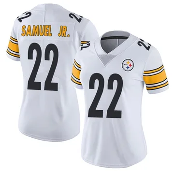 Women's Asante Samuel Jr. Pittsburgh Steelers Limited White Vapor Untouchable Jersey