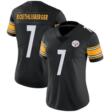 Women's Ben Roethlisberger Pittsburgh Steelers Limited Black Team Color Vapor Untouchable Jersey