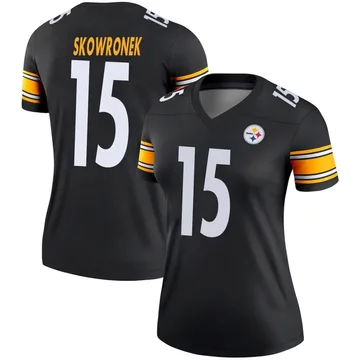 Women's Ben Skowronek Pittsburgh Steelers Legend Black Jersey