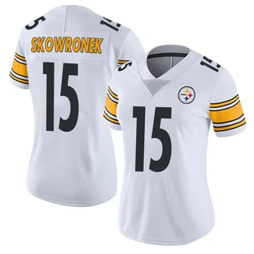Women's Ben Skowronek Pittsburgh Steelers Limited White Vapor Untouchable Jersey