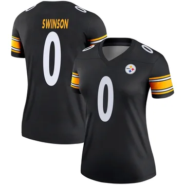 Women's Bradyn Swinson Pittsburgh Steelers Legend Black Jersey