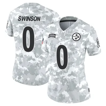 Women's Bradyn Swinson Pittsburgh Steelers Limited Arctic Camo 2024 Salute to Service Jersey