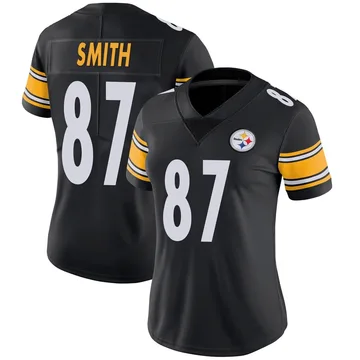 Women's Brandon Smith Pittsburgh Steelers Limited Black Team Color Vapor Untouchable Jersey