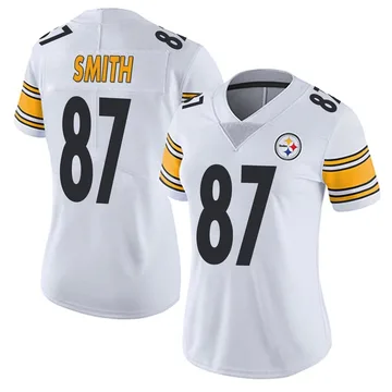 Women's Brandon Smith Pittsburgh Steelers Limited White Vapor Untouchable Jersey