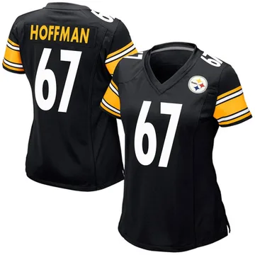 Women's Brock Hoffman Pittsburgh Steelers Game Black Team Color Jersey