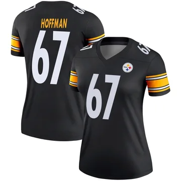Women's Brock Hoffman Pittsburgh Steelers Legend Black Jersey