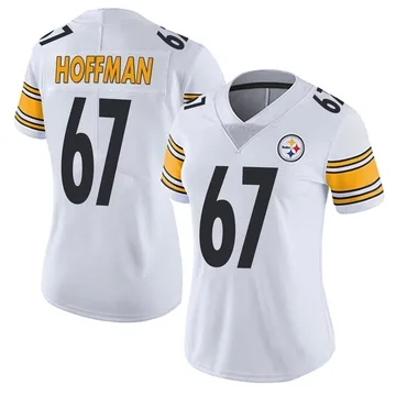 Women's Brock Hoffman Pittsburgh Steelers Limited White Vapor Untouchable Jersey