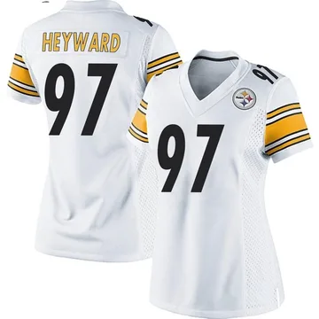 Women's Cameron Heyward Pittsburgh Steelers Game White Jersey