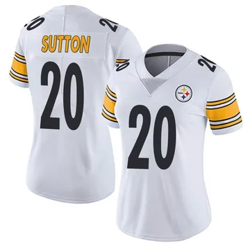 Women's Cameron Sutton Pittsburgh Steelers Limited White Vapor Untouchable Jersey