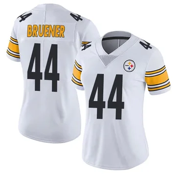 Women's Carson Bruener Pittsburgh Steelers Limited White Vapor Untouchable Jersey