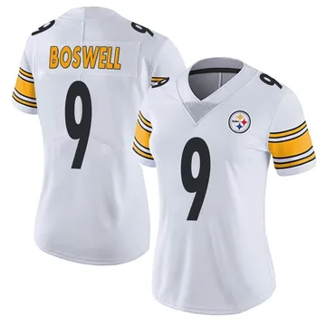 Women's Chris Boswell Pittsburgh Steelers Limited White Vapor Untouchable Jersey