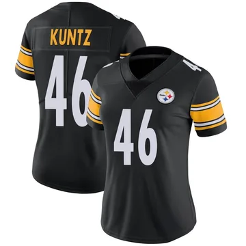 Women's Christian Kuntz Pittsburgh Steelers Limited Black Team Color Vapor Untouchable Jersey
