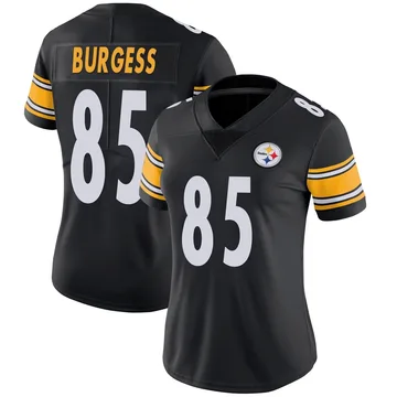 Women's Cole Burgess Pittsburgh Steelers Limited Black Team Color Vapor Untouchable Jersey