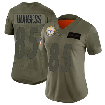 Women's Cole Burgess Pittsburgh Steelers Limited Camo 2019 Salute to Service Jersey