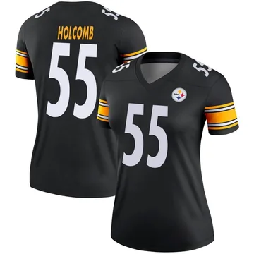 Women's Cole Holcomb Pittsburgh Steelers Legend Black Jersey