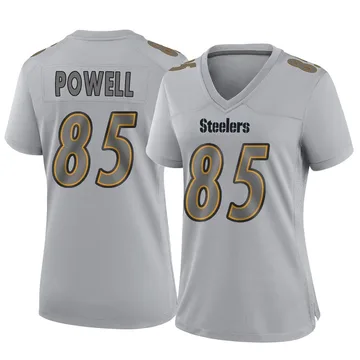 Women's Cornell Powell Pittsburgh Steelers Game Gray Atmosphere Fashion Jersey