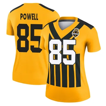 Women's Cornell Powell Pittsburgh Steelers Legend Gold Alternate 1933 Throwback Performance Jersey