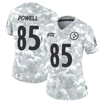 Women's Cornell Powell Pittsburgh Steelers Limited Arctic Camo 2024 Salute to Service Jersey