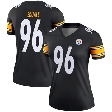 Women's Daniel Ekuale Pittsburgh Steelers Legend Black Jersey