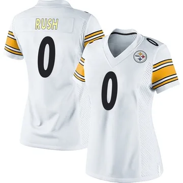 Women's Darius Rush Pittsburgh Steelers Game White Jersey