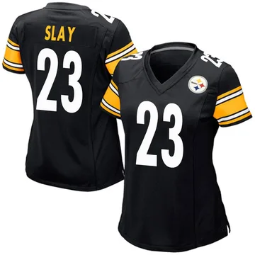 Women's Darius Slay Pittsburgh Steelers Game Black Team Color Jersey