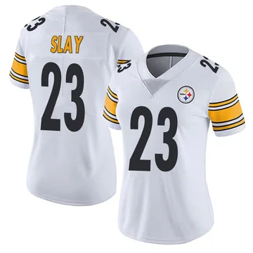 Women's Darius Slay Pittsburgh Steelers Limited White Vapor Untouchable Jersey