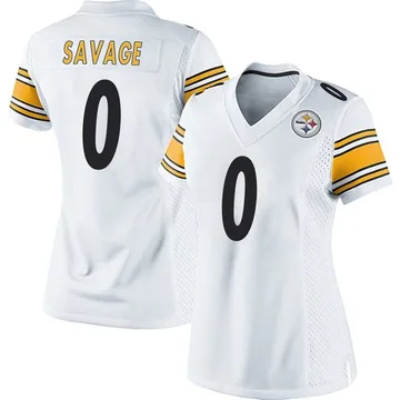Women's Darnell Savage Pittsburgh Steelers Game White Jersey