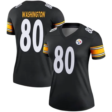 Women's Darnell Washington Pittsburgh Steelers Legend Black Jersey