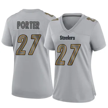 Women's Daryl Porter Pittsburgh Steelers Game Gray Atmosphere Fashion Jersey