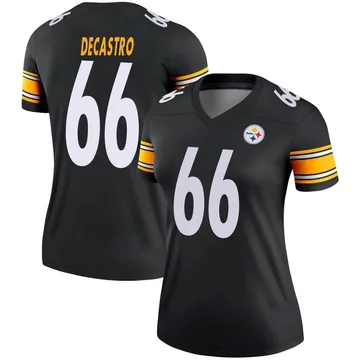 Women's David DeCastro Pittsburgh Steelers Legend Black Jersey